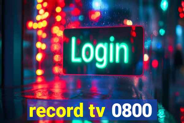 record tv 0800